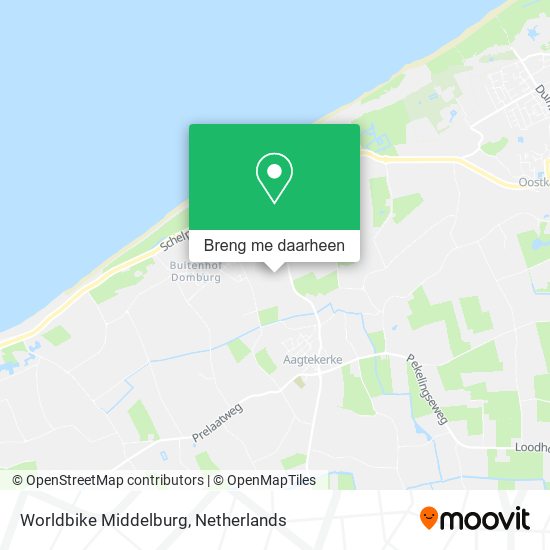 Worldbike Middelburg kaart