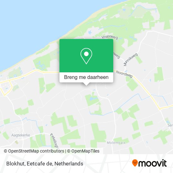 Blokhut, Eetcafe de kaart