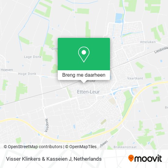 Visser Klinkers & Kasseien J kaart