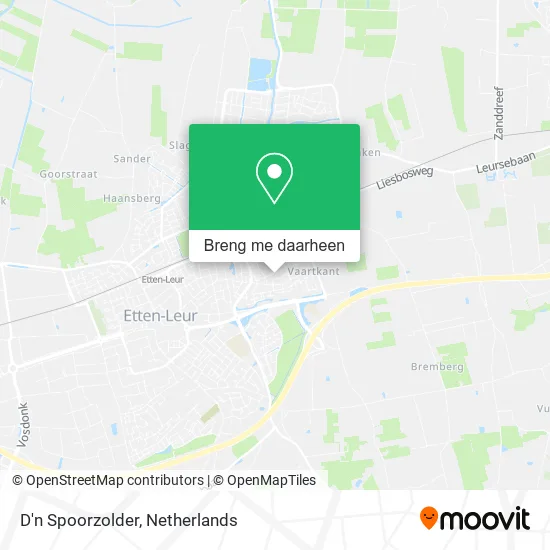 D'n Spoorzolder kaart