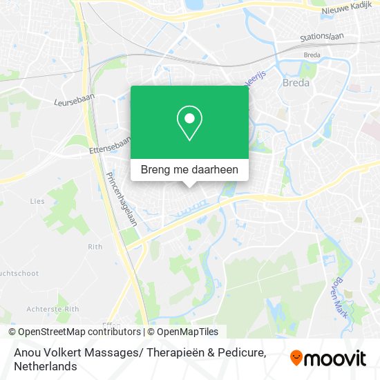 Anou Volkert Massages/ Therapieën & Pedicure kaart