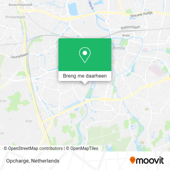 Opcharge kaart