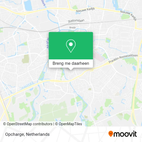 Opcharge kaart