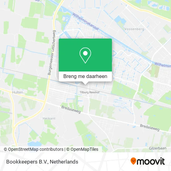 Bookkeepers B.V. kaart