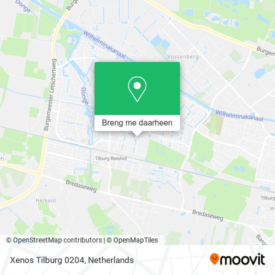 Xenos Tilburg 0204 kaart