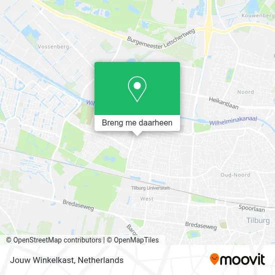 Jouw Winkelkast kaart