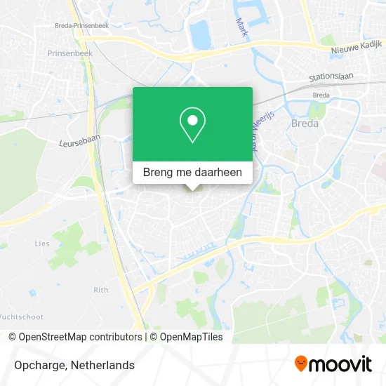 Opcharge kaart