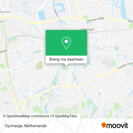 Opcharge kaart