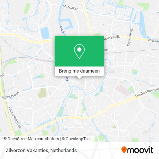 Zilverzon Vakanties kaart