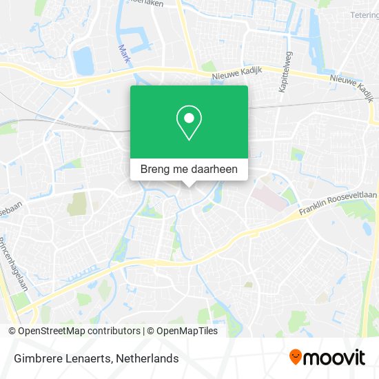 Gimbrere Lenaerts kaart