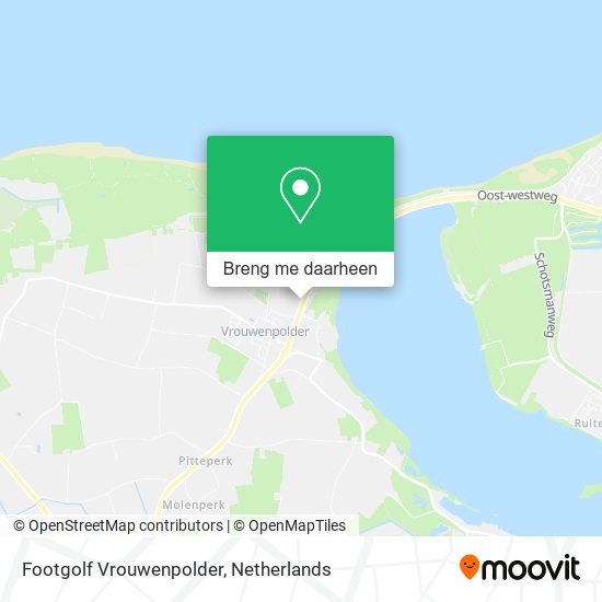 Footgolf Vrouwenpolder kaart