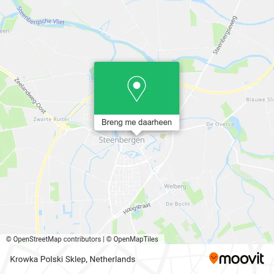 Krowka Polski Sklep kaart