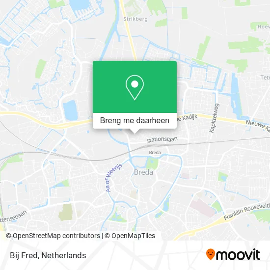 Bij Fred kaart