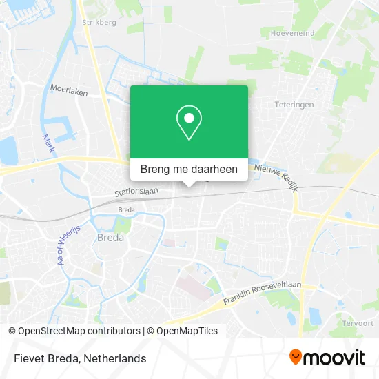Fievet Breda kaart