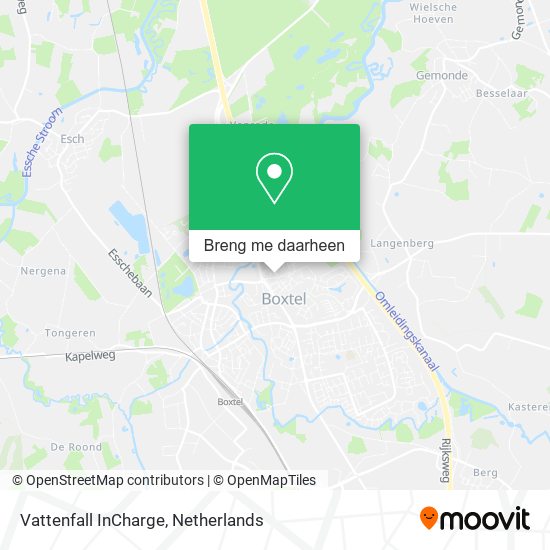 Vattenfall InCharge kaart