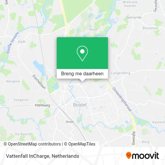 Vattenfall InCharge kaart