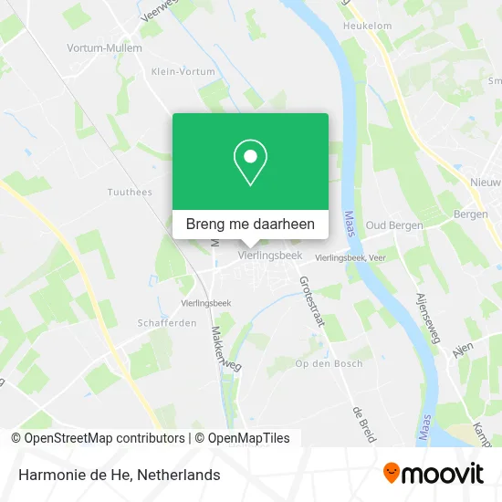 Harmonie de He kaart
