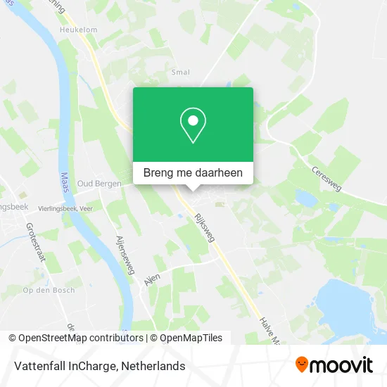 Vattenfall InCharge kaart