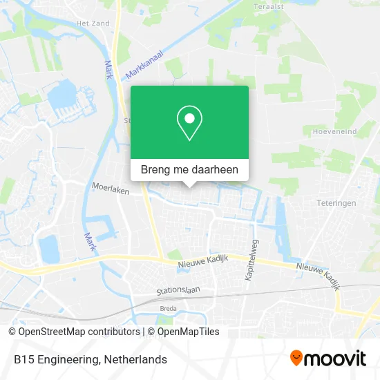 B15 Engineering kaart