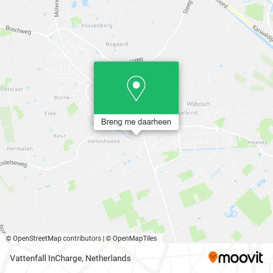 Vattenfall InCharge kaart