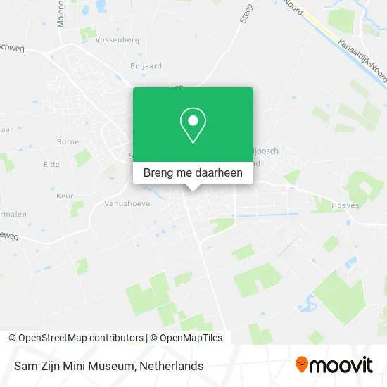Sam Zijn Mini Museum kaart