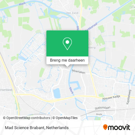 Mad Science Brabant kaart