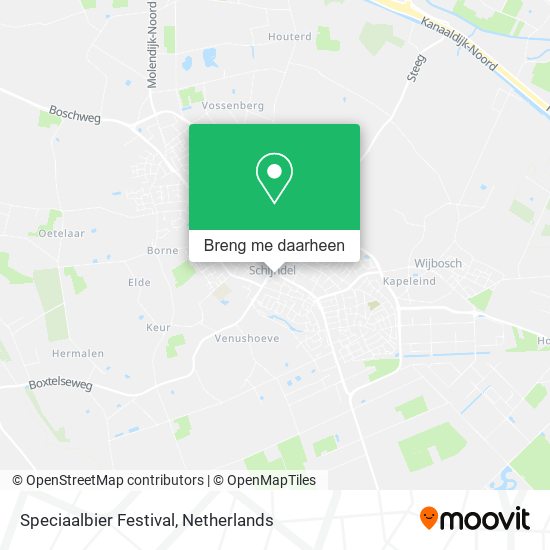 Speciaalbier Festival kaart