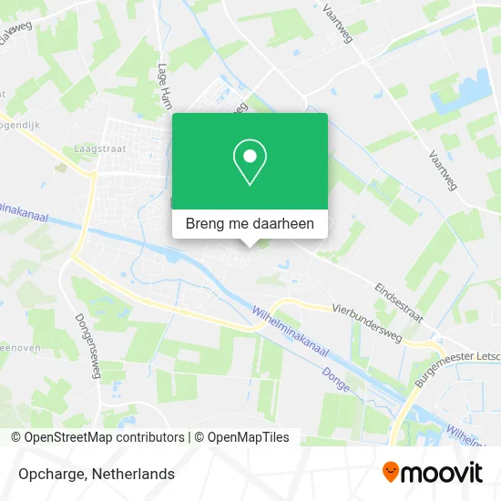 Opcharge kaart