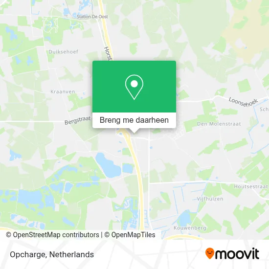 Opcharge kaart