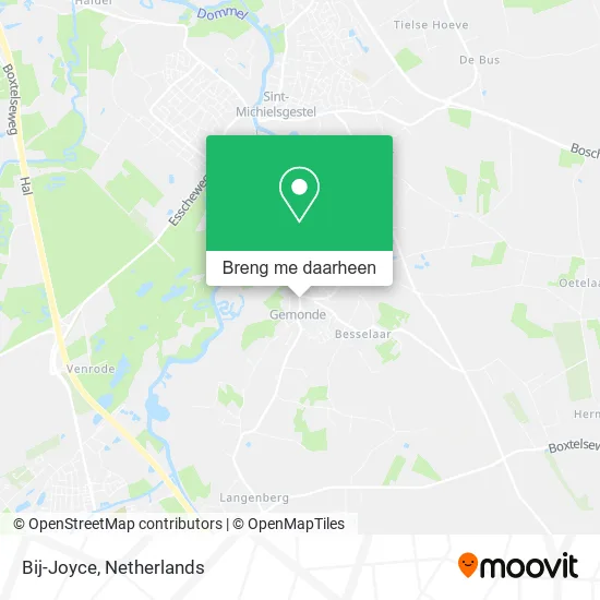 Bij-Joyce kaart