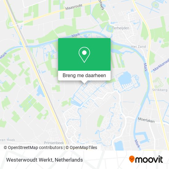 Westerwoudt Werkt kaart