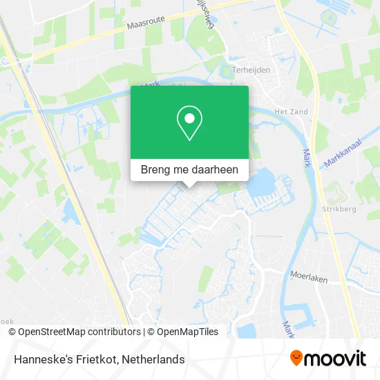 Hanneske's Frietkot kaart