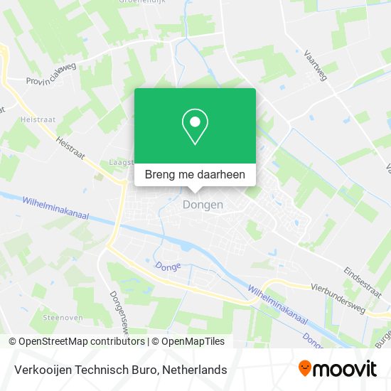 Verkooijen Technisch Buro kaart