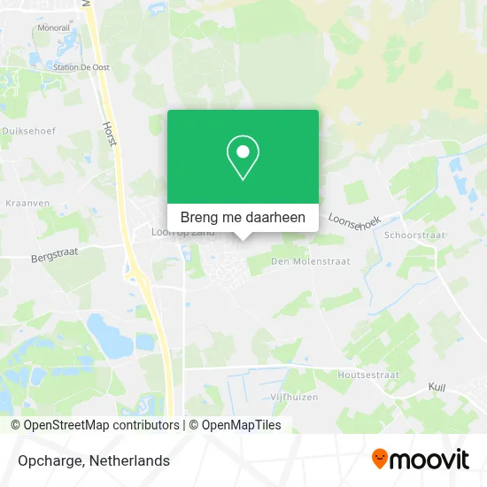 Opcharge kaart