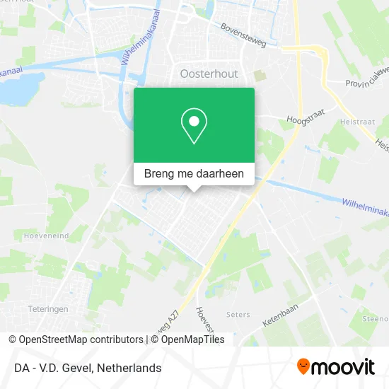 DA - V.D. Gevel kaart