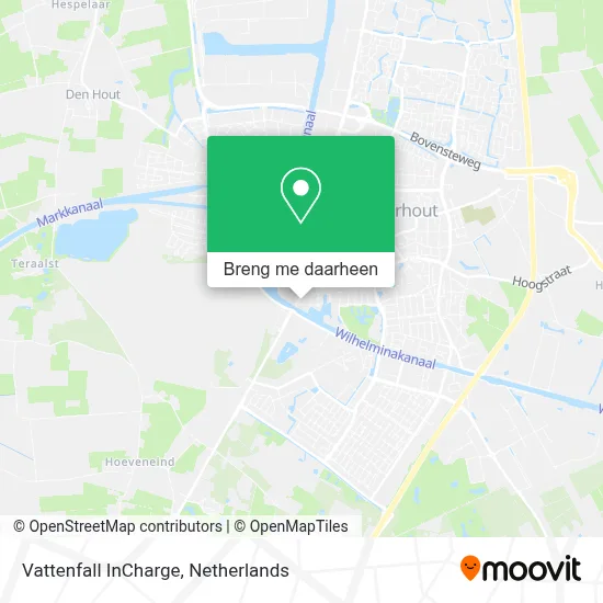 Vattenfall InCharge kaart