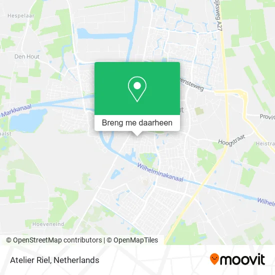 Atelier Riel kaart