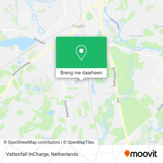 Vattenfall InCharge kaart