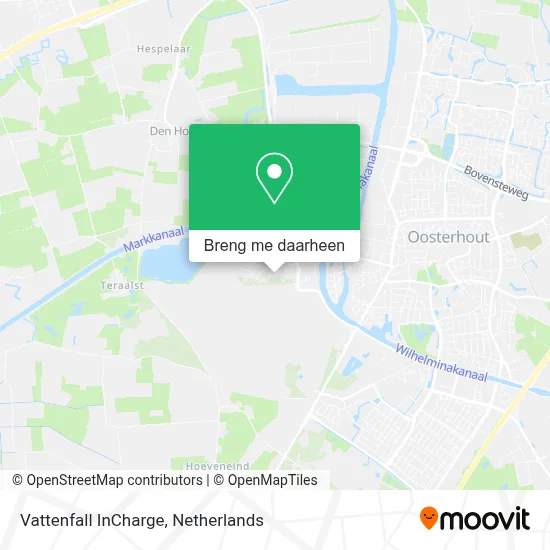 Vattenfall InCharge kaart