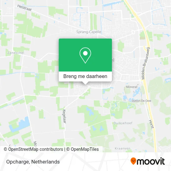 Opcharge kaart