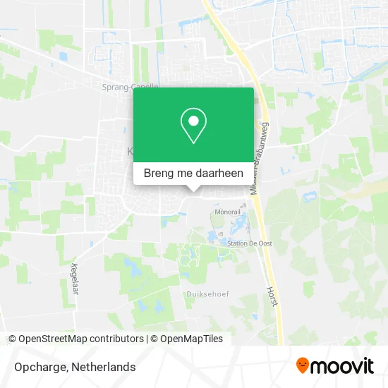 Opcharge kaart