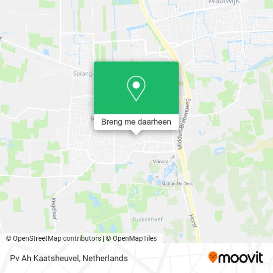 Pv Ah Kaatsheuvel kaart