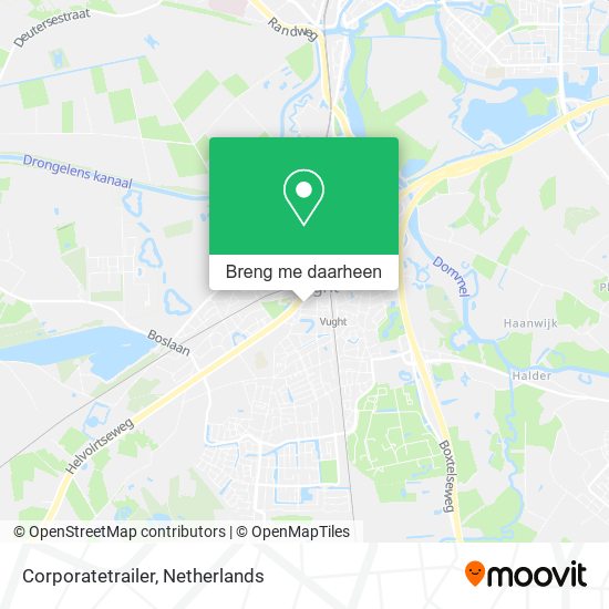 Corporatetrailer kaart