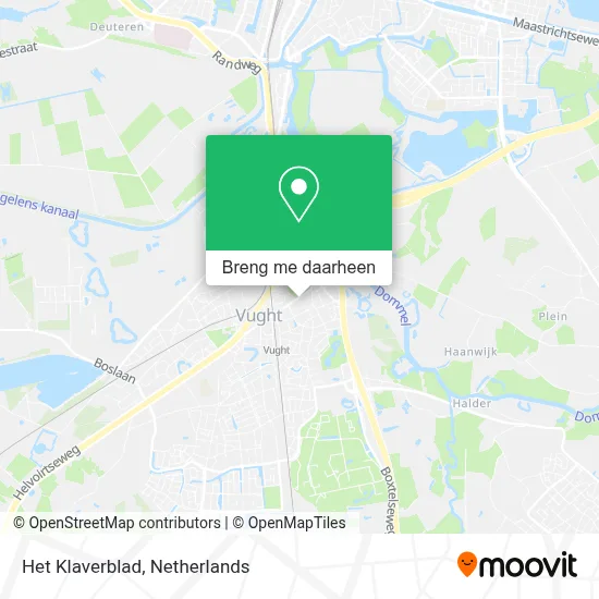 Het Klaverblad kaart