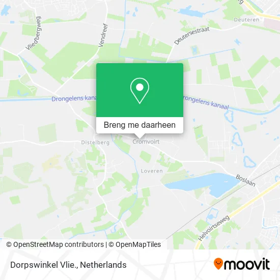 Dorpswinkel Vlie. kaart