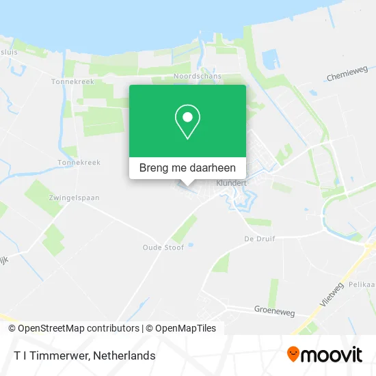T I Timmerwer kaart