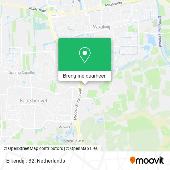 Eikendijk 32 kaart