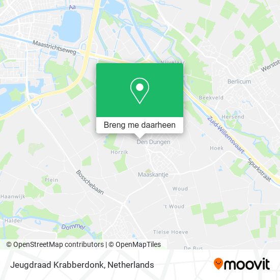 Jeugdraad Krabberdonk kaart