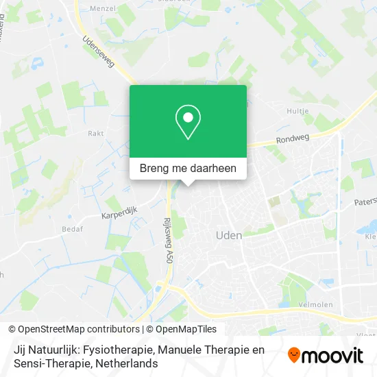 Jij Natuurlijk: Fysiotherapie, Manuele Therapie en Sensi-Therapie kaart