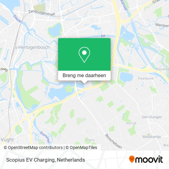 Scopius EV Charging kaart